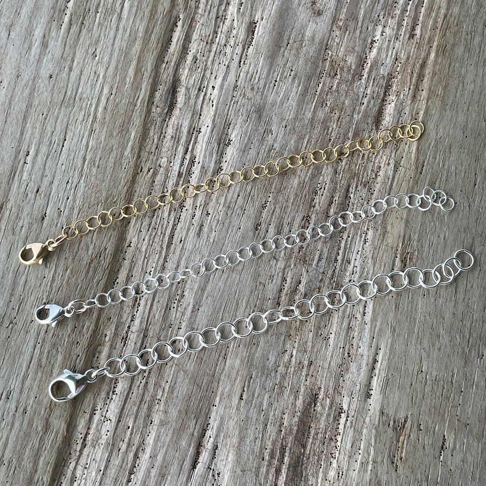 
                      
                        One Sterling Silver or Yellow Gold Fill Extender for Bracelets and Necklaces
                      
                    