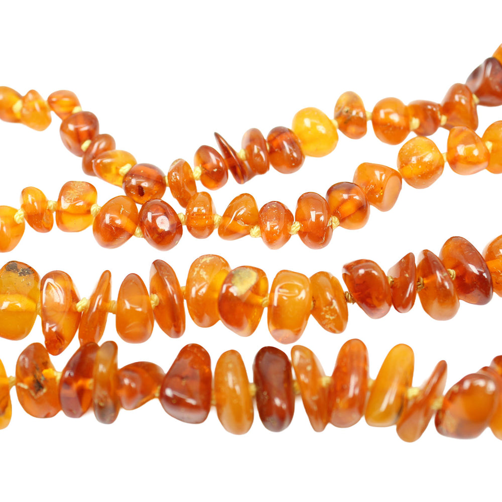 
                      
                        Vintage Genuine Amber Bead Necklace 28"
                      
                    