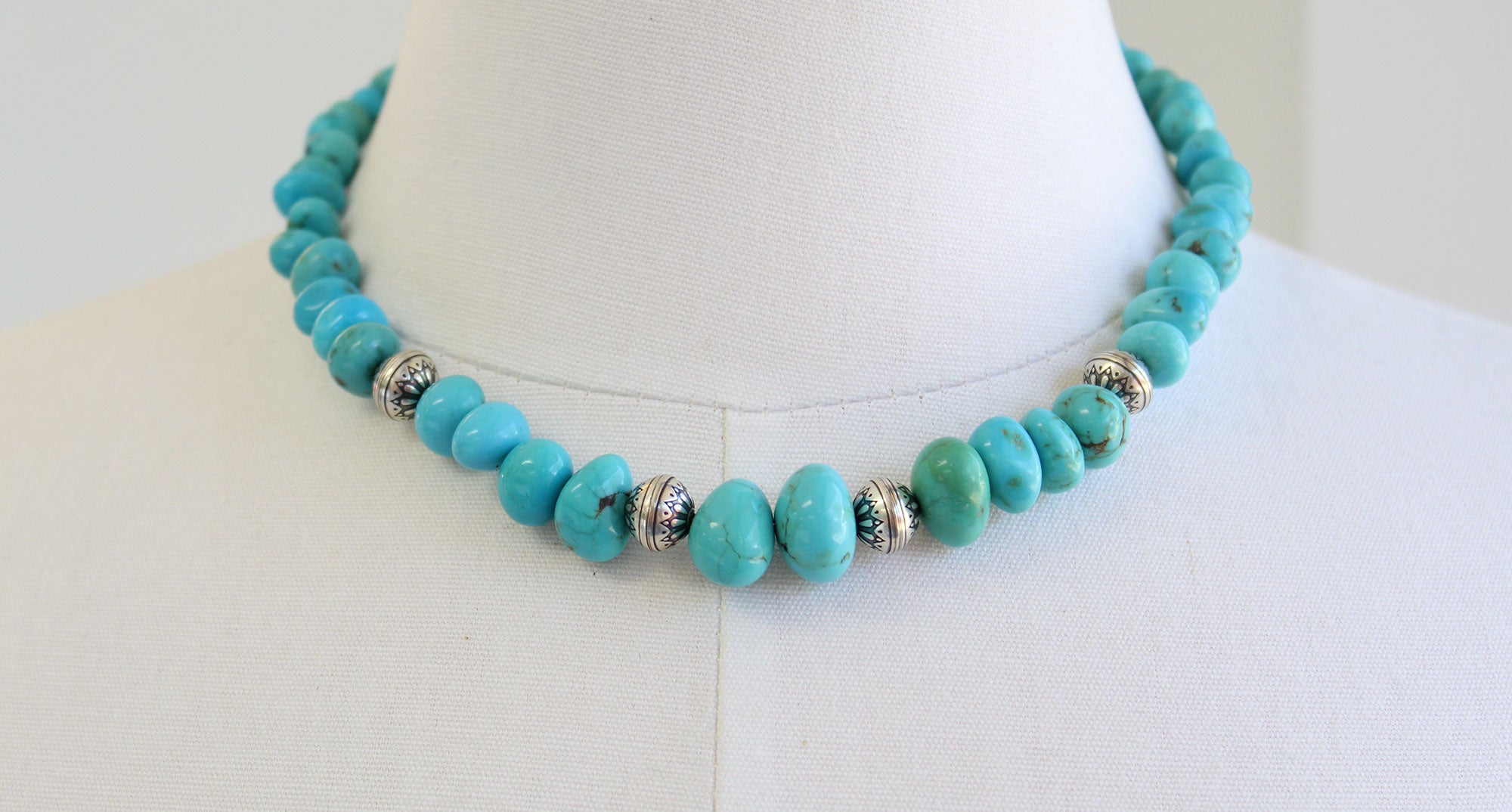 アクセサリー Vintage Turquoise Ketoh silver necklace Vintage Turquoise Ketoh silver necklace