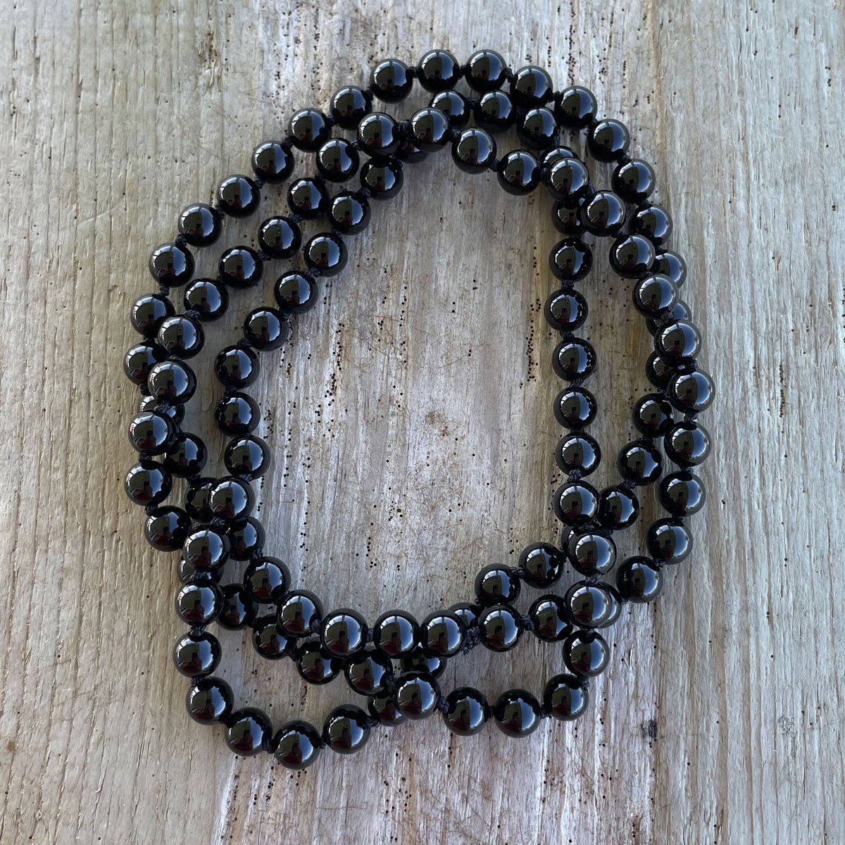 Black Onyx Necklace 28 Inch 