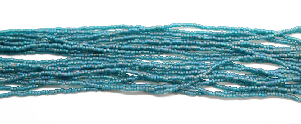 
                      
                        Multi Strand Teal Seed Bead Necklace 18 Inches
                      
                    