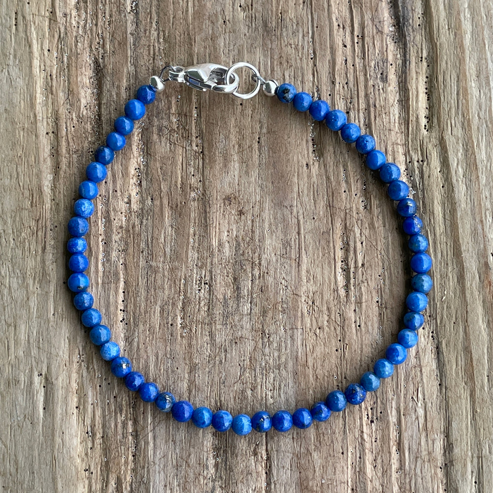 
                      
                        3mm Denim Lapis Lazuli Bracelet
                      
                    