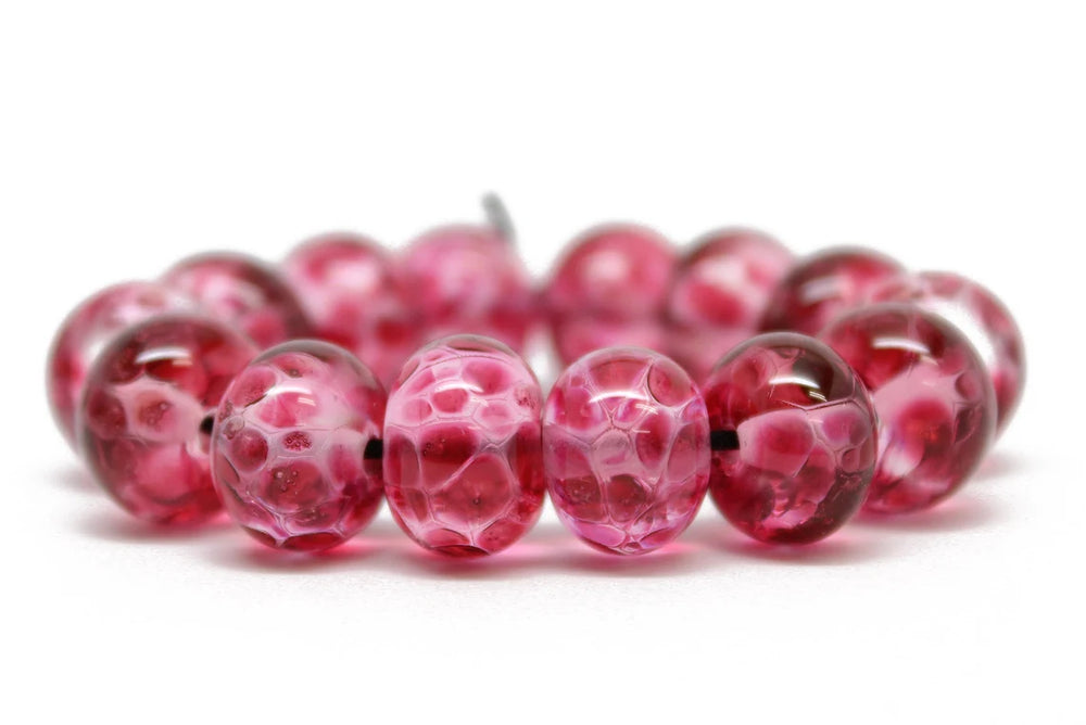 
                      
                        Pink Gold Lampwork Beads
                      
                    