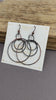 Handmade Concentric Copper Hoop Earrings
