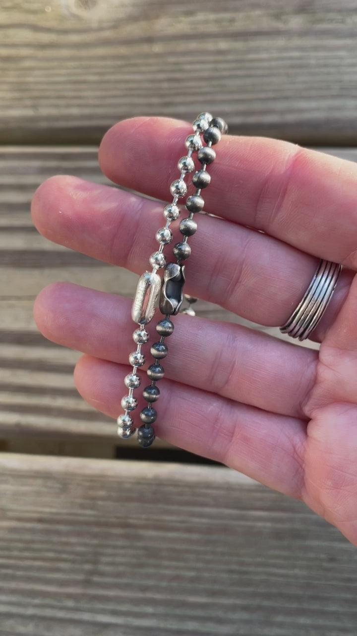 4mm Sterling Silver Ball Chain