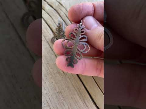 
                      
                        Load and play video in Gallery viewer, Copper Filigree Dangle Earrings
                      
                    