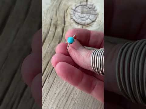 Bluebird Turquoise Ring 925 Sterling Silver
