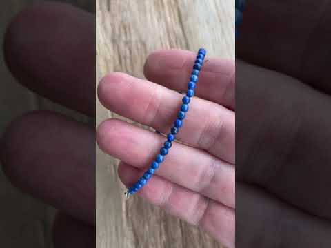 3mm Denim Lapis Lazuli Bracelet