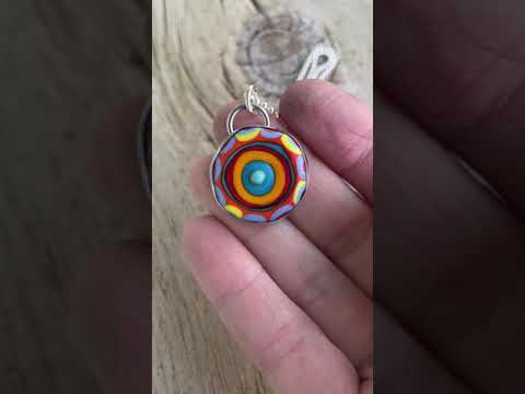 Handmade Lampwork Bead Pendant Necklace