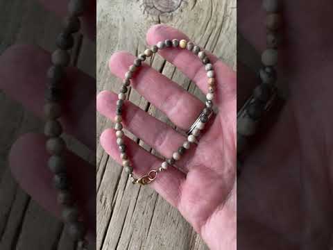 Load and play video in Gallery viewer, Petoskey Stone Bracelet
