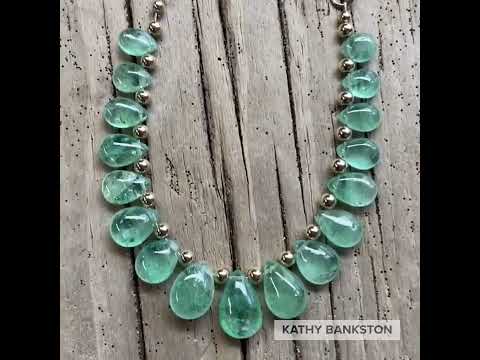 Emerald and Gold Necklace