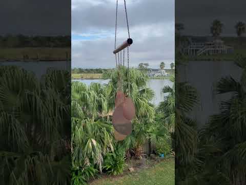 Handmade Copper Pebbles Wind Chime