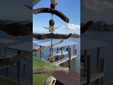 
                      
                        Load and play video in Gallery viewer, Driftwood, Bones, and Shells Mobile | Authentic Texas Coast Art 35&amp;quot; x 9&amp;quot;
                      
                    