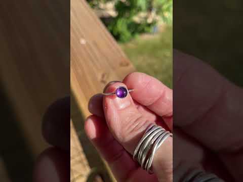 
                      
                        Load and play video in Gallery viewer, Amethyst Ring 925 Sterling Silver
                      
                    