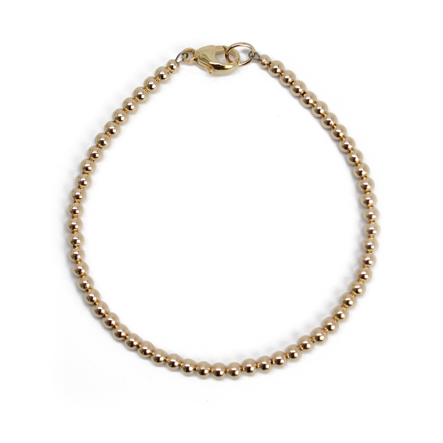 3MM Gold Ball Bracelet – kylar mack