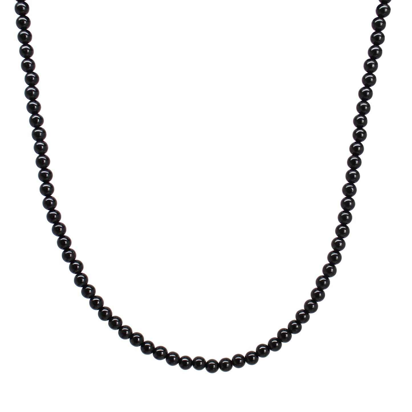 Black Onyx Bead Necklace