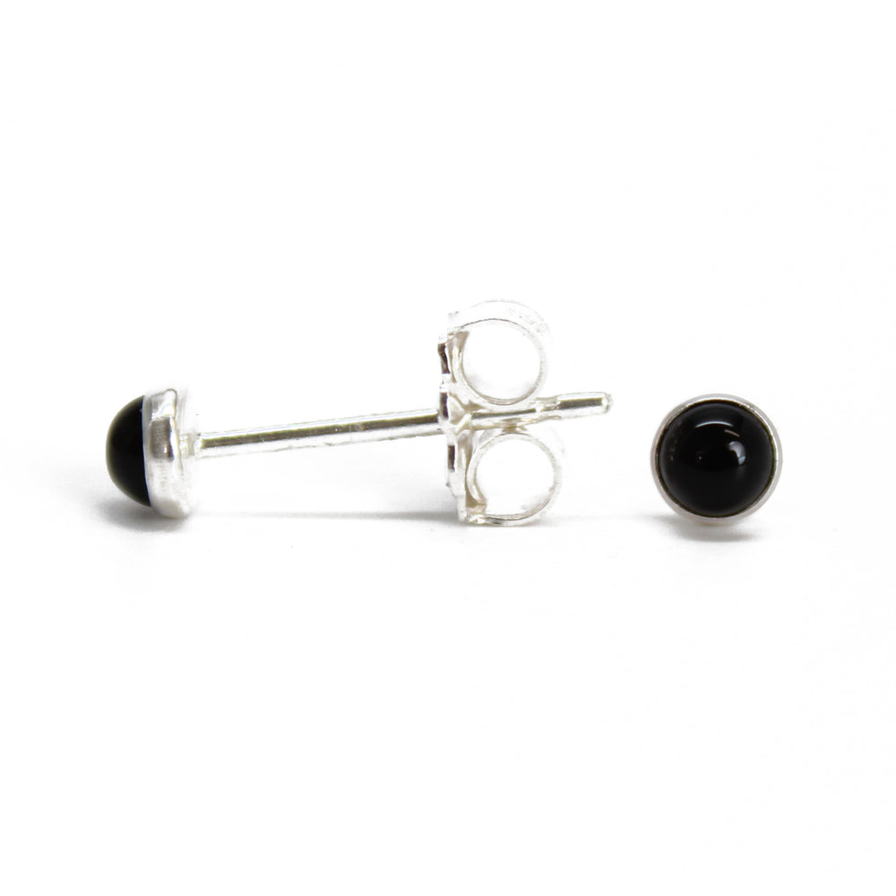
                      
                        Extra Small 3mm Black Onyx Stud Earrings
                      
                    