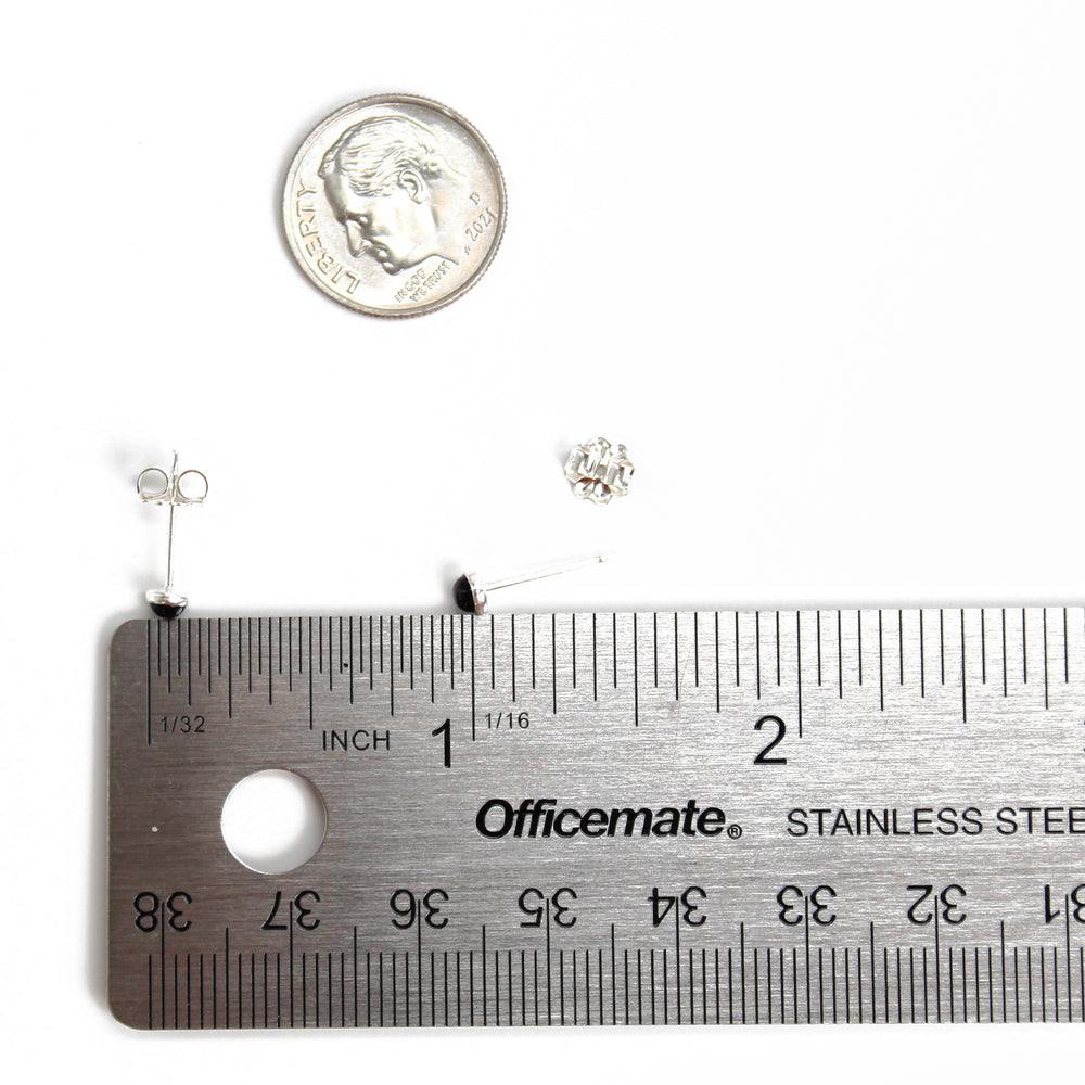 
                      
                        Tiny 3mm Black Onyx Stud Earrings
                      
                    