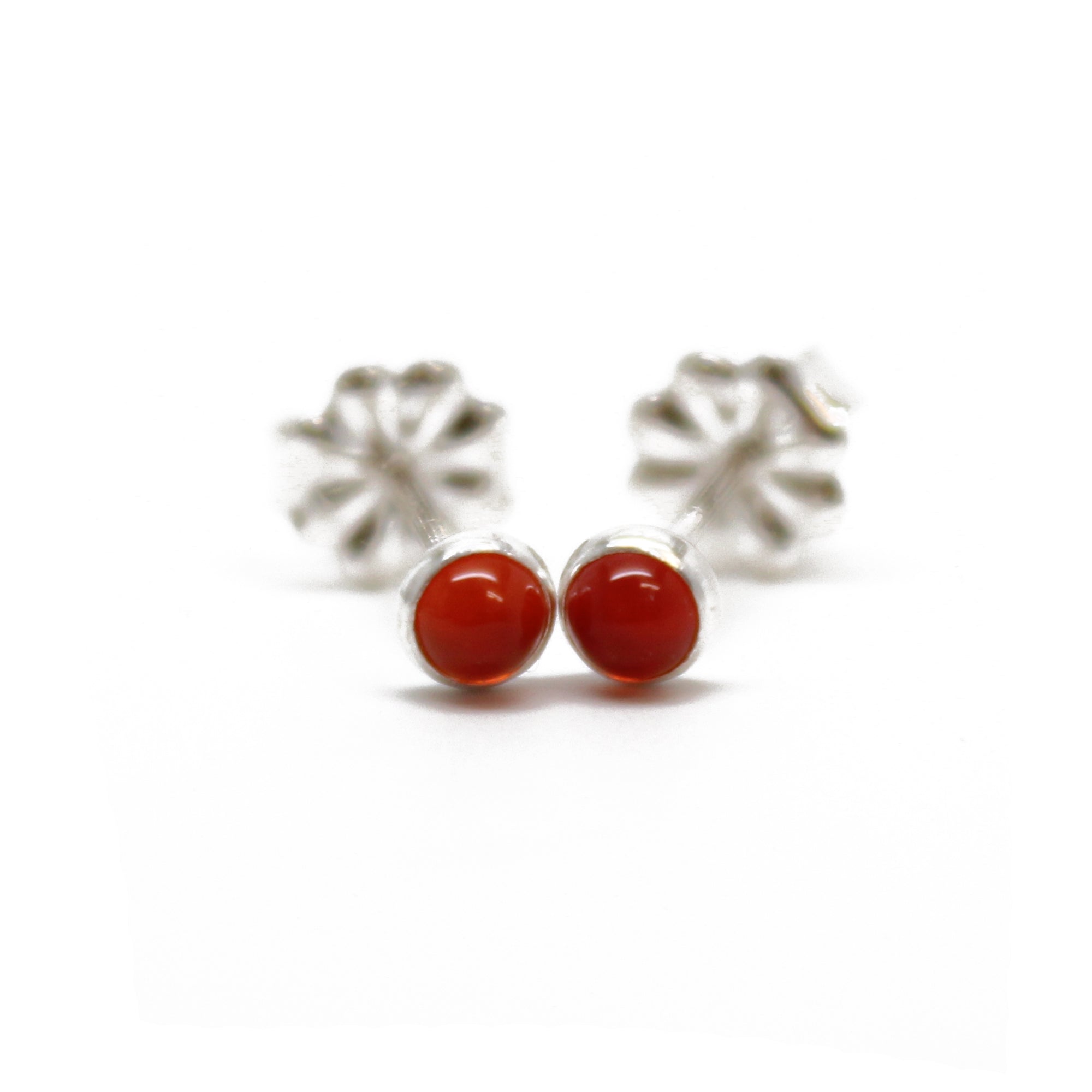 Sterling Silver newest Carnelian Earrings (A0186)