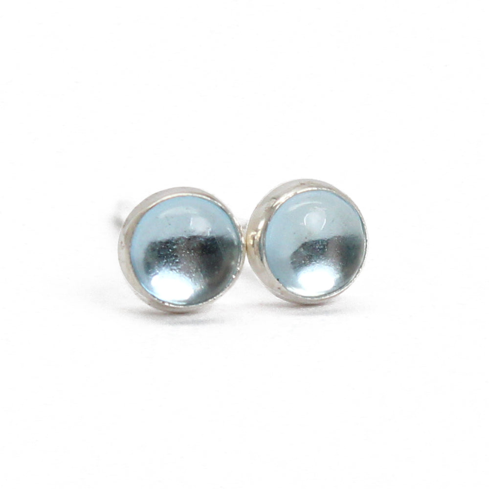 
                      
                        Topaz Stud Earrings-3mm Sterling Silver
                      
                    