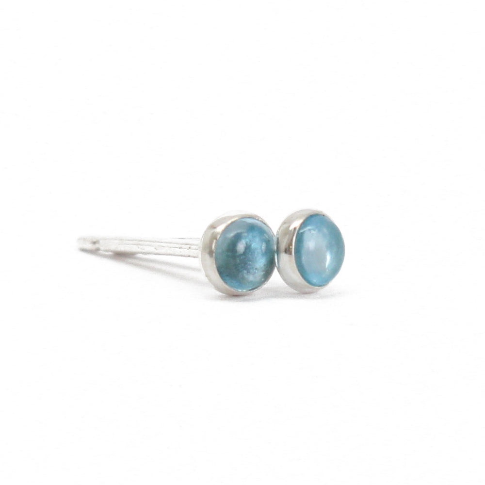 
                      
                        Topaz Stud Earrings-3mm Sterling Silver
                      
                    