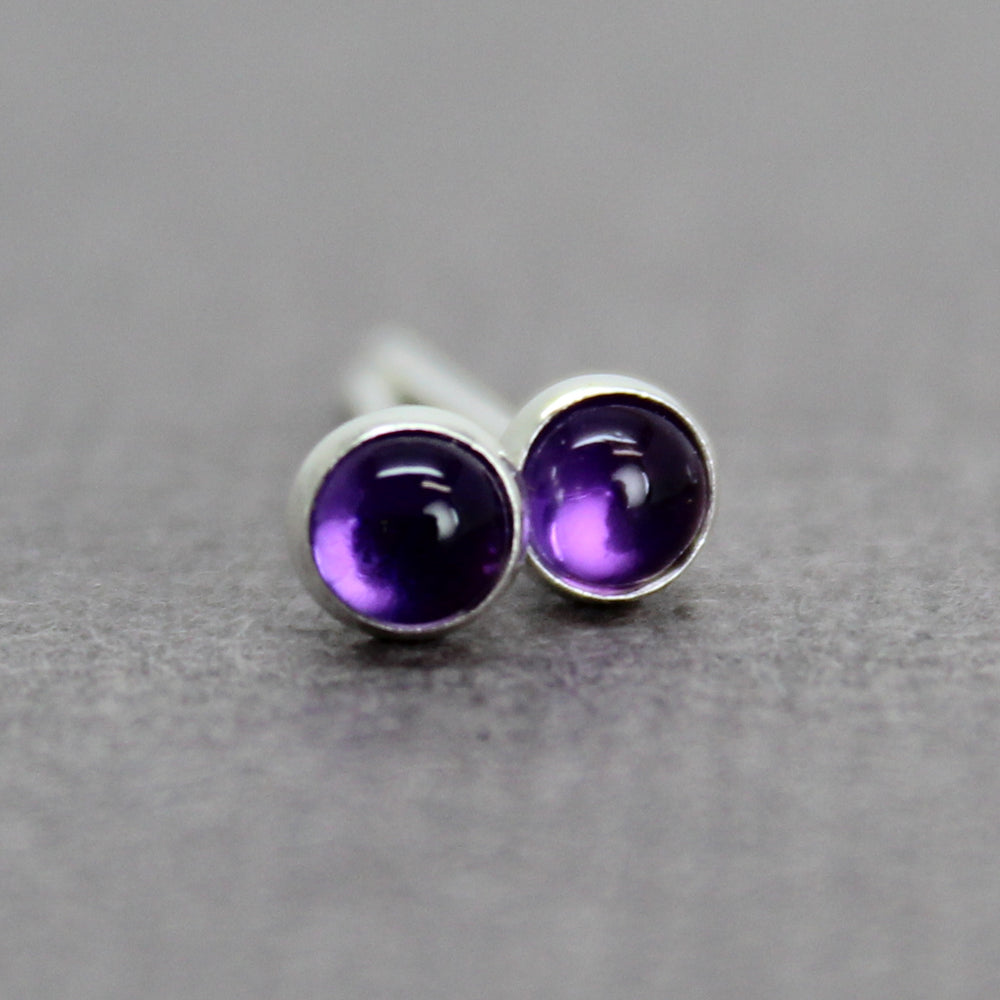 
                      
                        Tiny 3mm Amethyst Stud Earrings
                      
                    