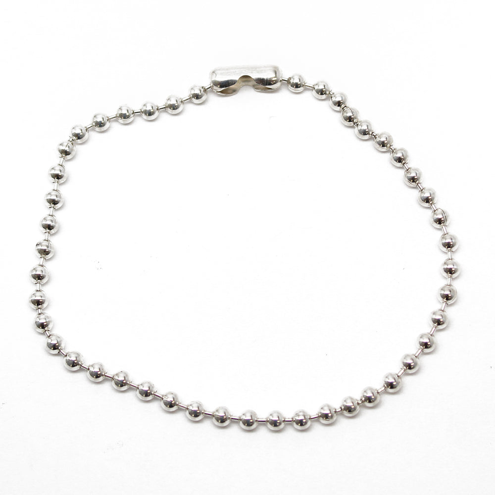
                      
                        3mm Sterling Silver Bead Ball Chain Bracelet or Necklace
                      
                    