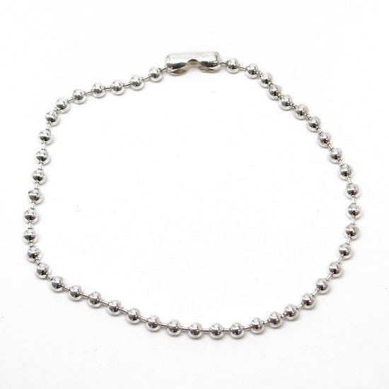 3mm Stainless Steel Beaded Satellite Permanent Jewelry Chain By