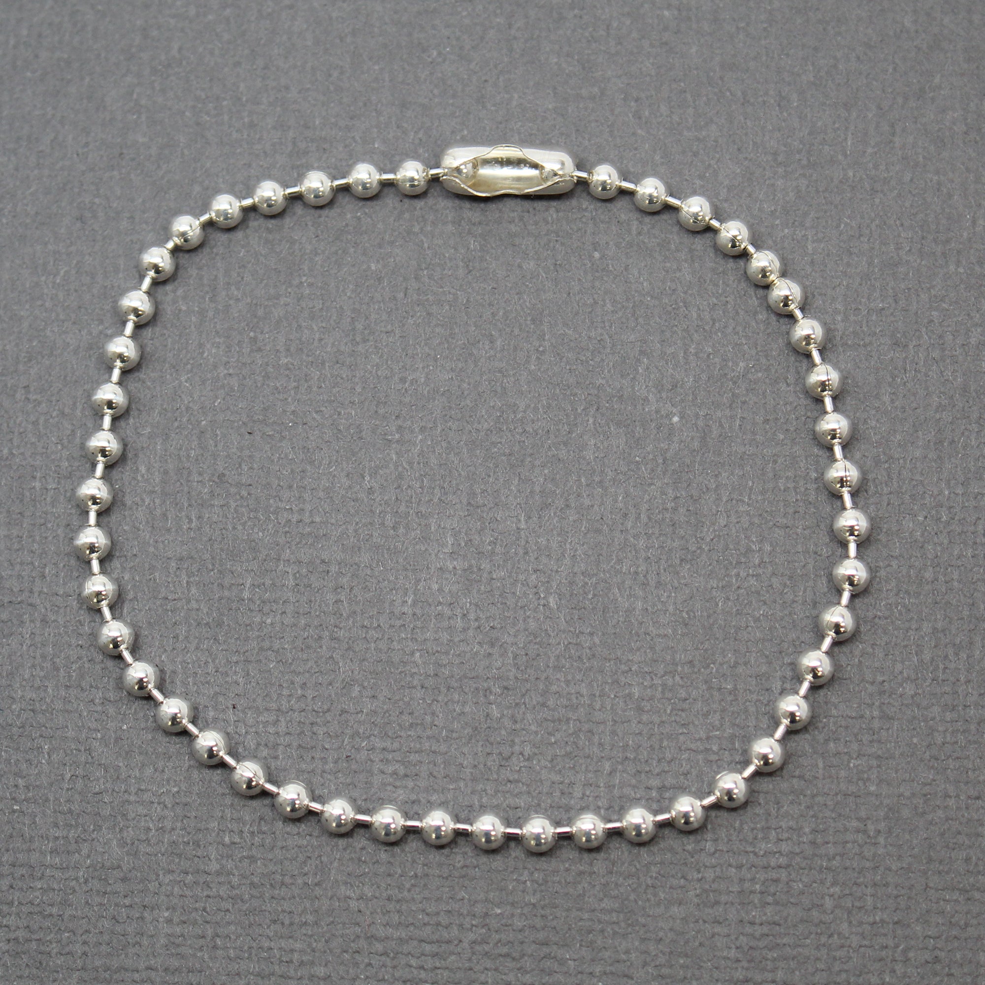 3mm Sterling Silver Bead Ball Chain Bracelet or Necklace – Kathy Bankston