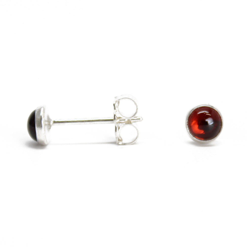 
                      
                        4mm Almandine Garnet Stud Earrings
                      
                    