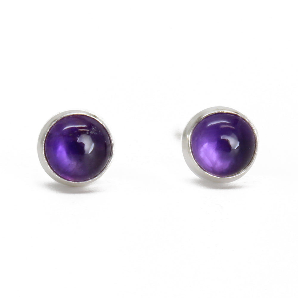 4mm Amethyst Studs