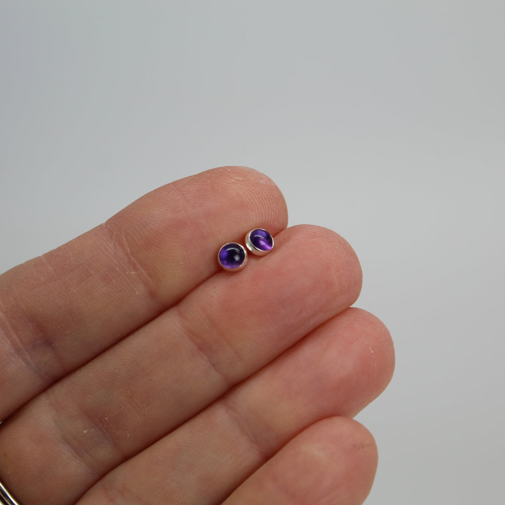 
                      
                        4mm Amethyst Studs
                      
                    