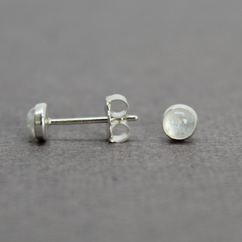 
                      
                        4mm Moonstone Stud Earrings
                      
                    