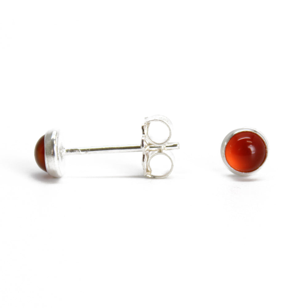 
                      
                        Handmade 4mm Red Carnelian Stud Earrings 4mm Red Carnelian Stud Earrings
                      
                    