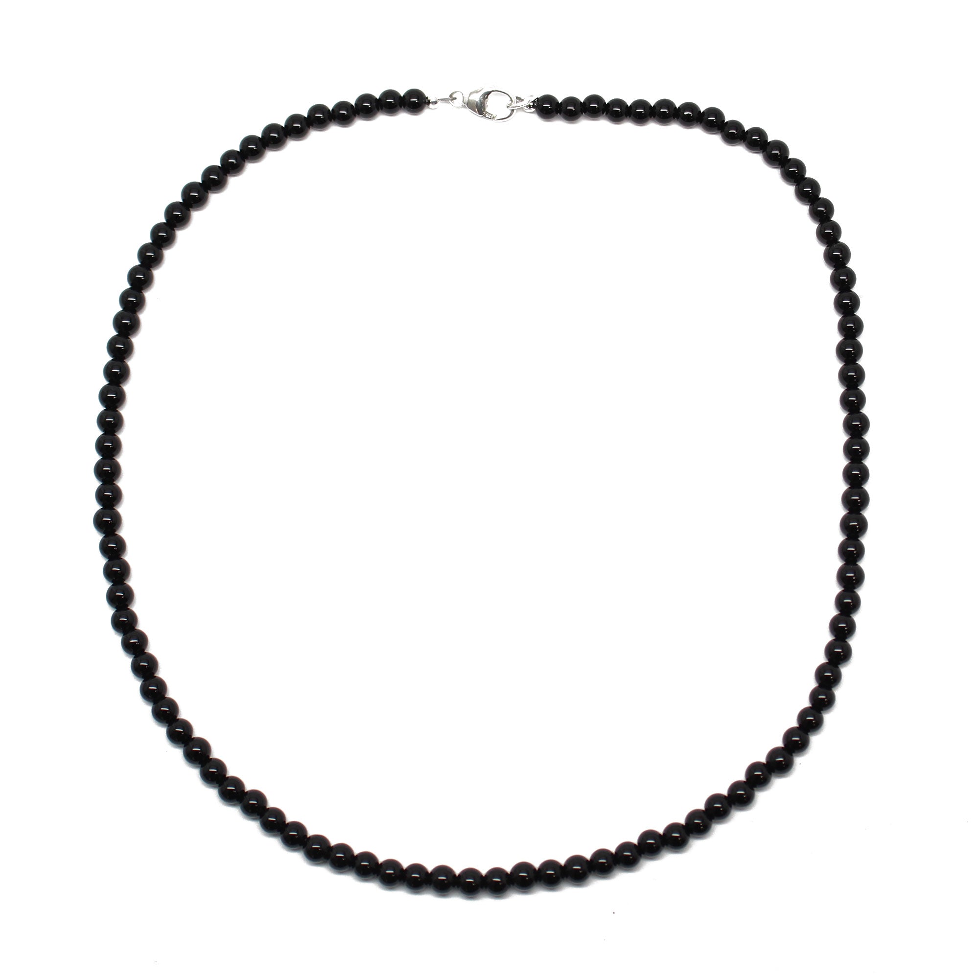 ブレスレット LESS IS MORE black onyx necklace 4mm Amazon.com: Kathy Bankston Handmade Black Onyx Necklace, 4mm