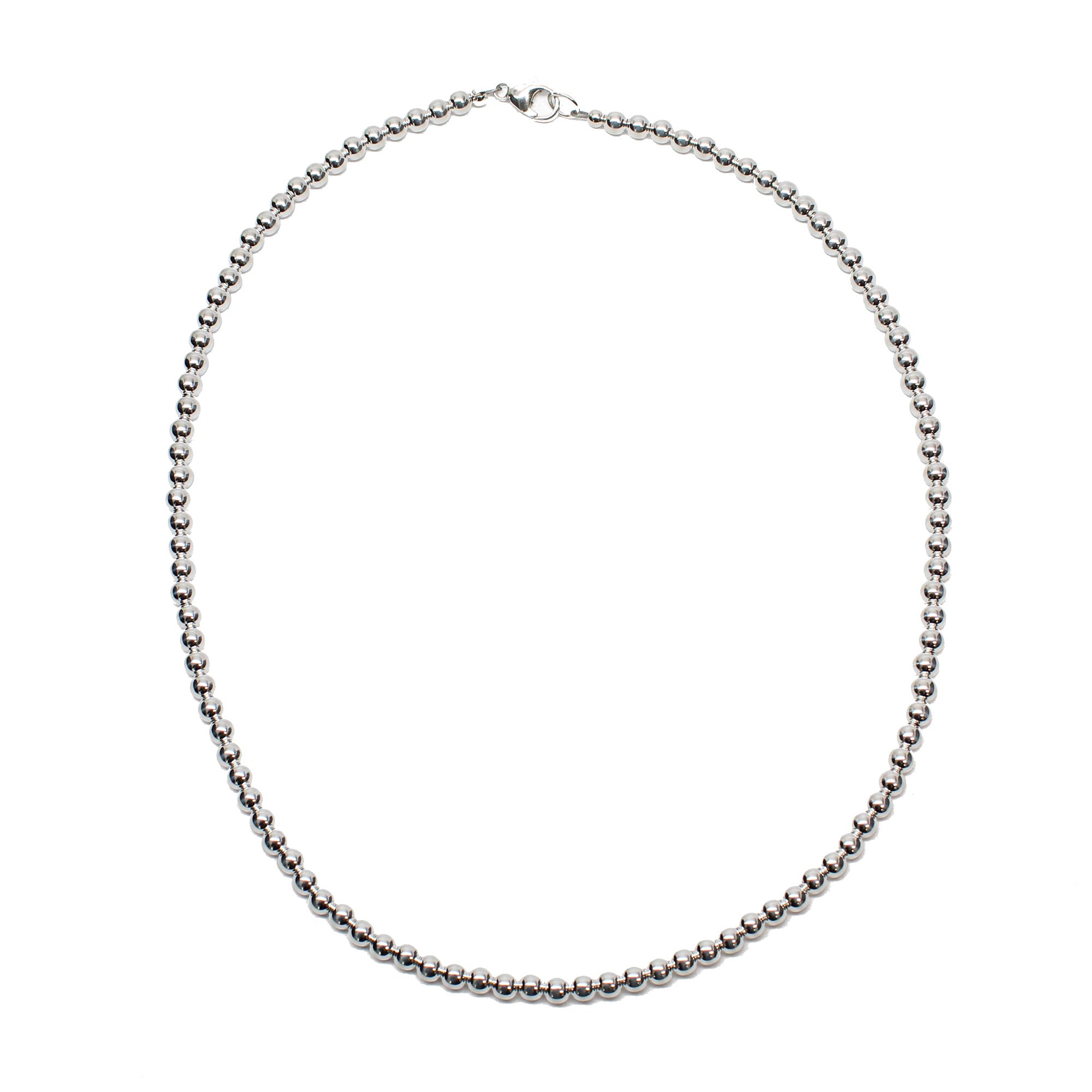 Deals Sterling Silver Ball Beaded Necklace