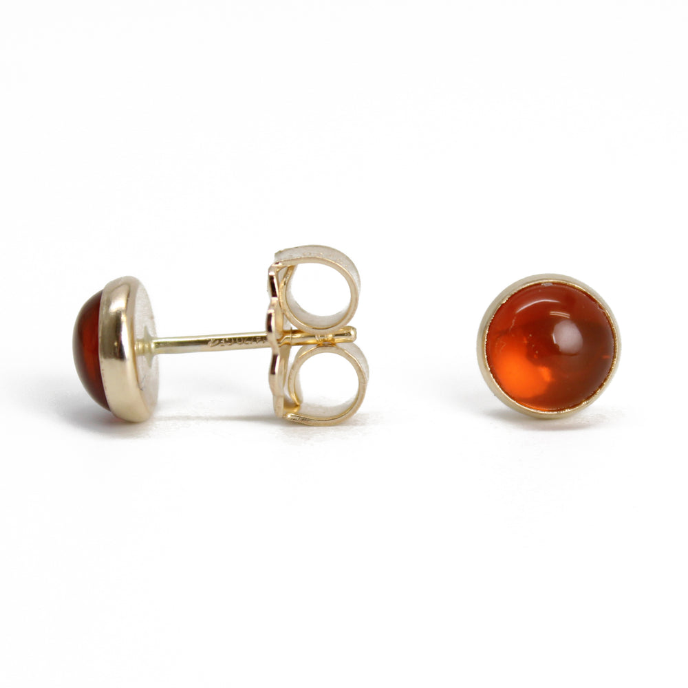
                      
                        6mm Fire Opal Stud Earrings in Gold
                      
                    