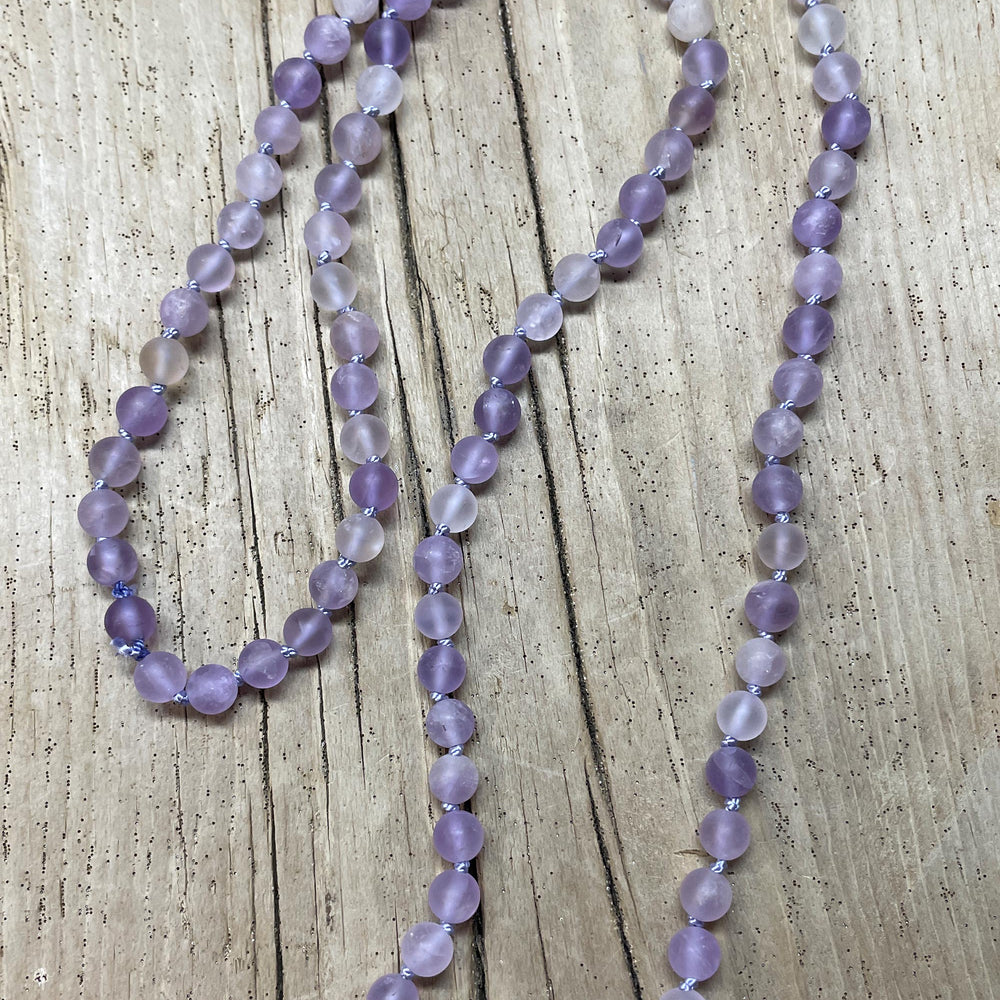 
                      
                        Hand Knotted Purple Ametrine Bead Necklace, 28" Long Endless Strand
                      
                    