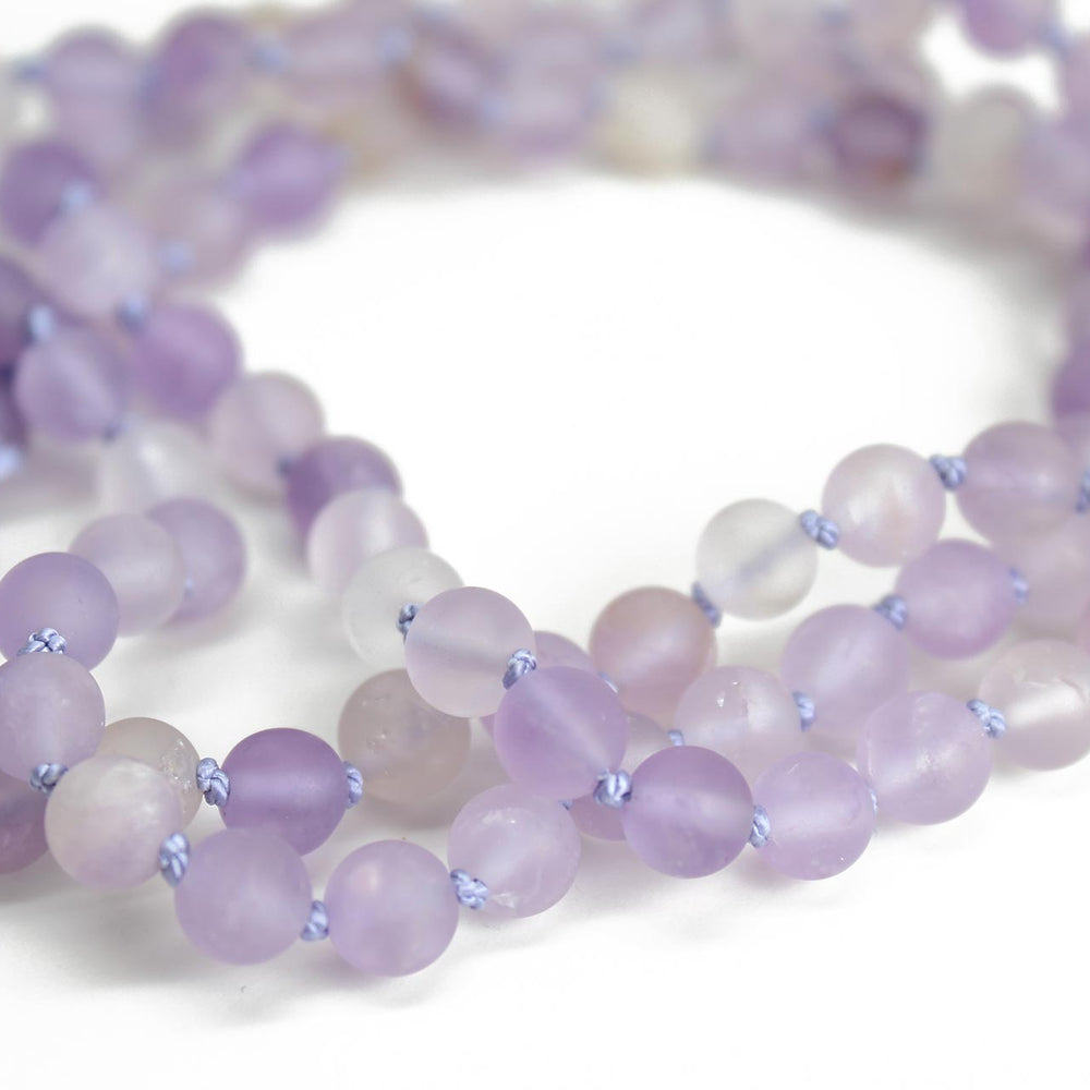 
                      
                        Hand Knotted Purple Ametrine Bead Necklace, 28" Long Endless Strand
                      
                    