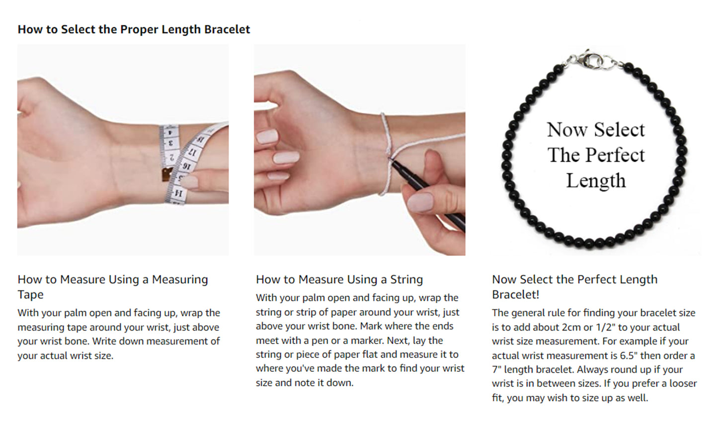 How to measure your wrist to find your perfect bracelet size