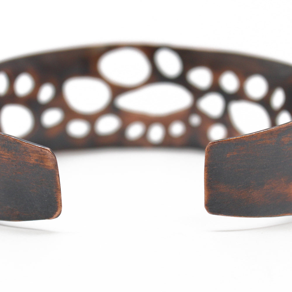 
                      
                        Brass and Copper Cuff, Mixed Metal Organic Bracelet
                      
                    