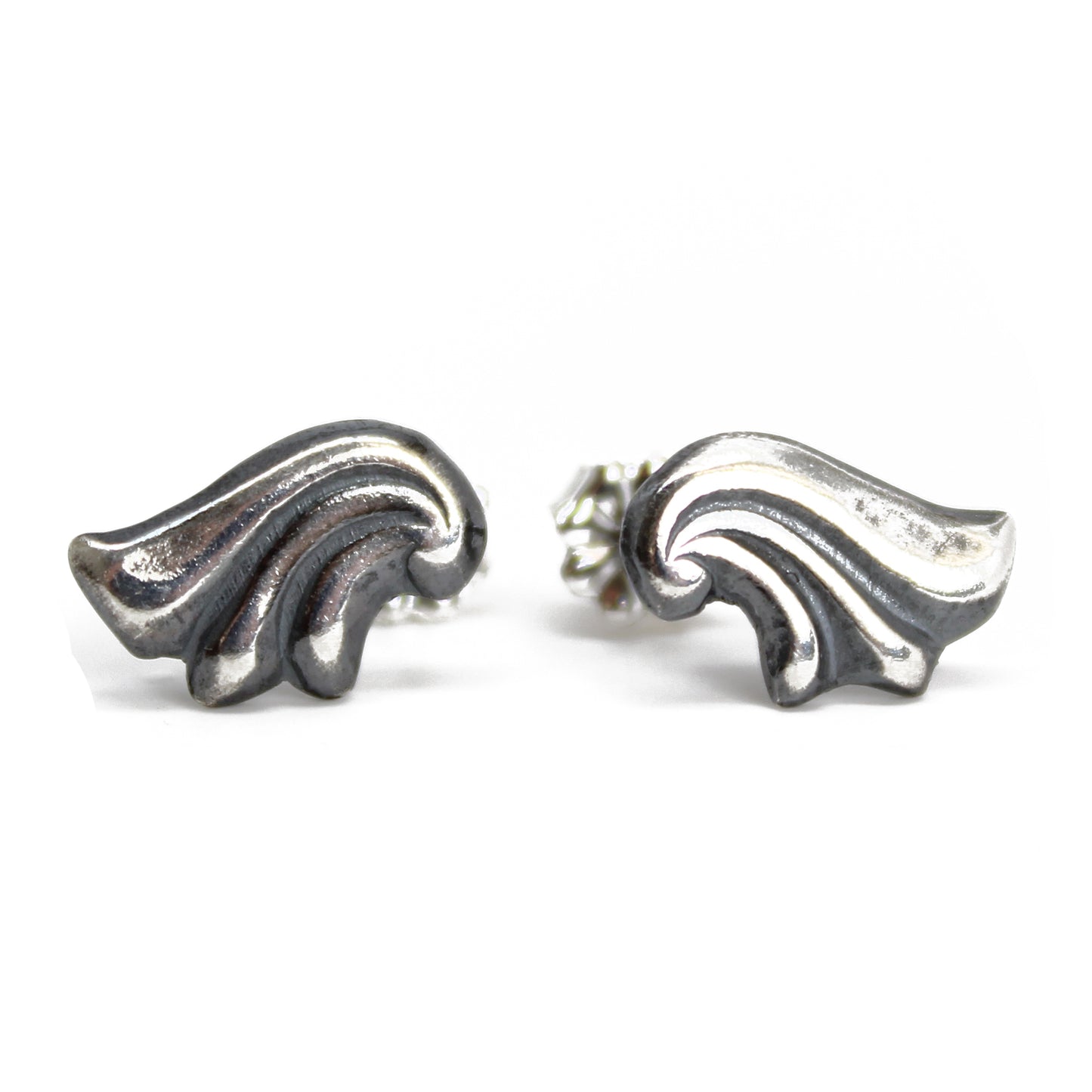 Load image into Gallery viewer, Cascading Filigree Sterling Silver Stud Earrings
