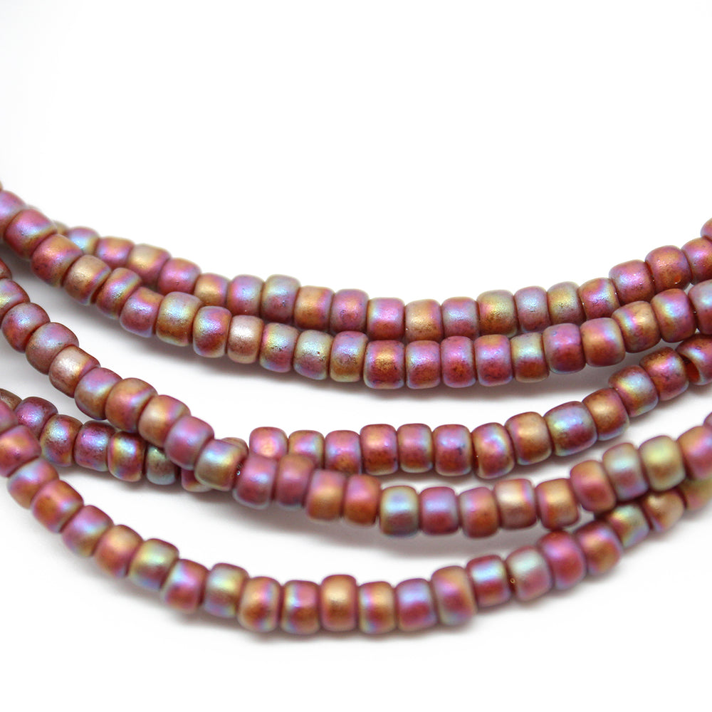 
                      
                        Burnt Orange Seed Bead Necklace
                      
                    