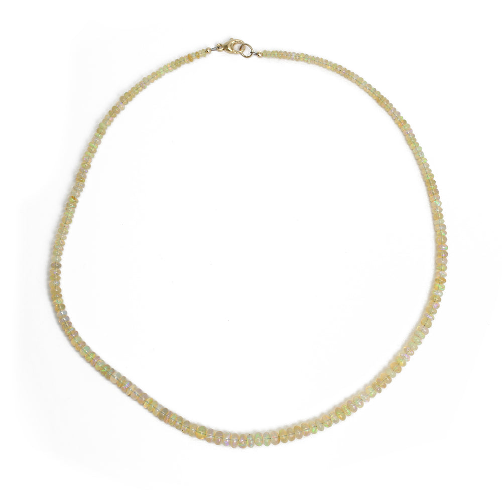 
                      
                        Golden Opal Bead Necklace, 18 Inches Long
                      
                    