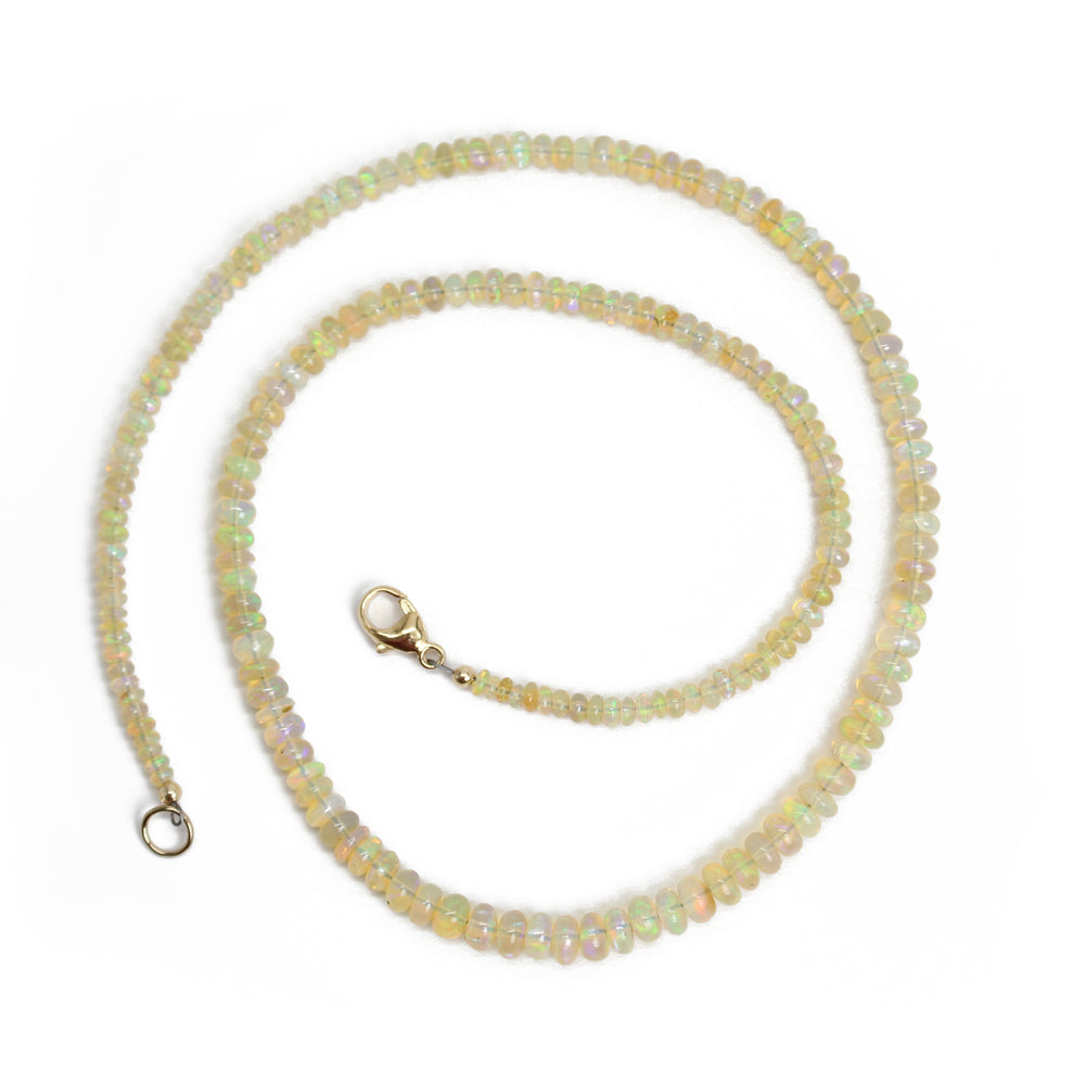 
                      
                        Golden Opal Bead Necklace, 18 Inches Long
                      
                    