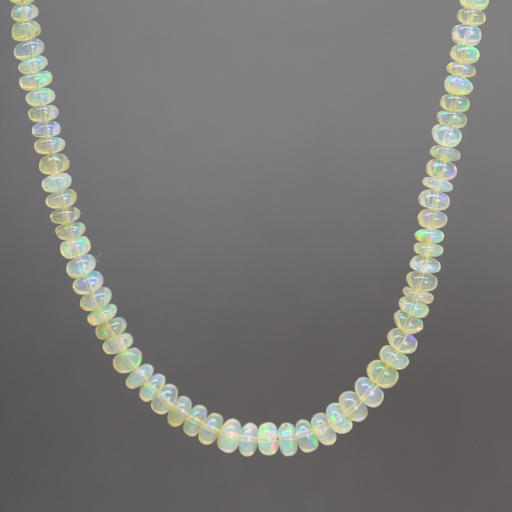 4-6.50 mm Light Green Opal Beads Necklace, Opal Faceted Necklace, Opal Rondelle outlet Necklace, Briolette Beads Necklace, Opal Beaded Jewelry