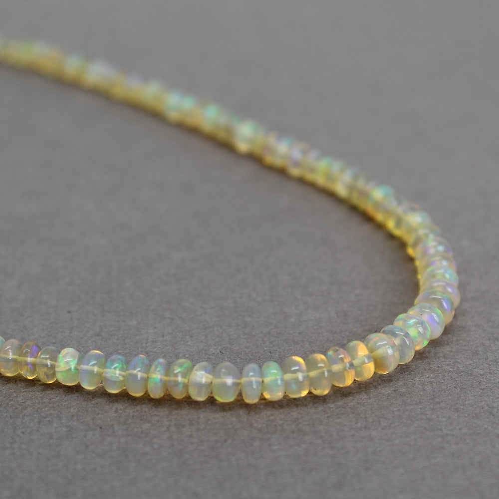 
                      
                        Golden Opal Bead Necklace, 18 Inches Long
                      
                    