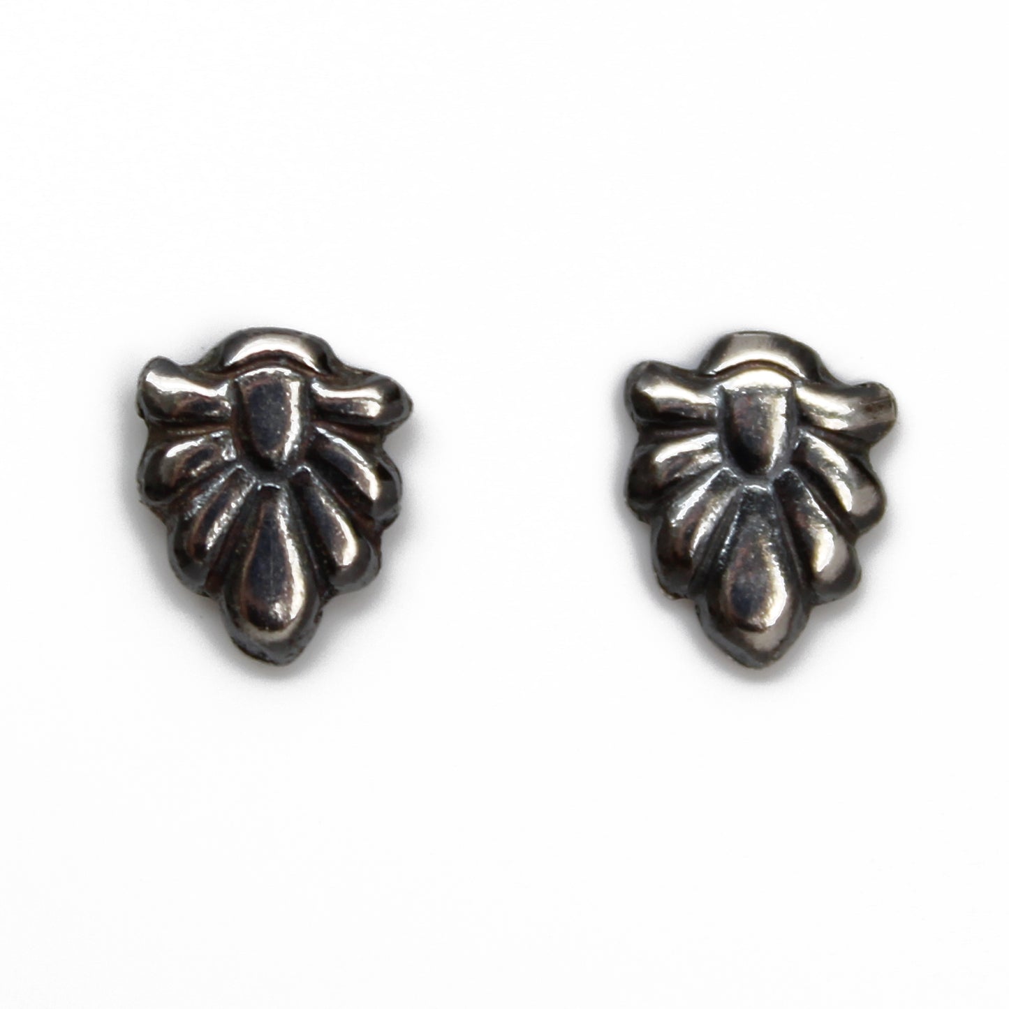 Sterling Silver Flourish Stud Earrings