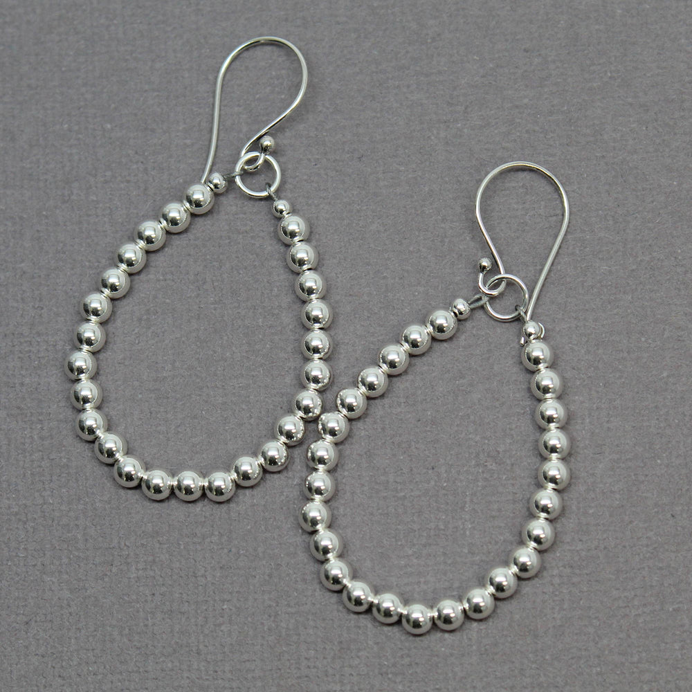 Sterling Silver Bead Earrings