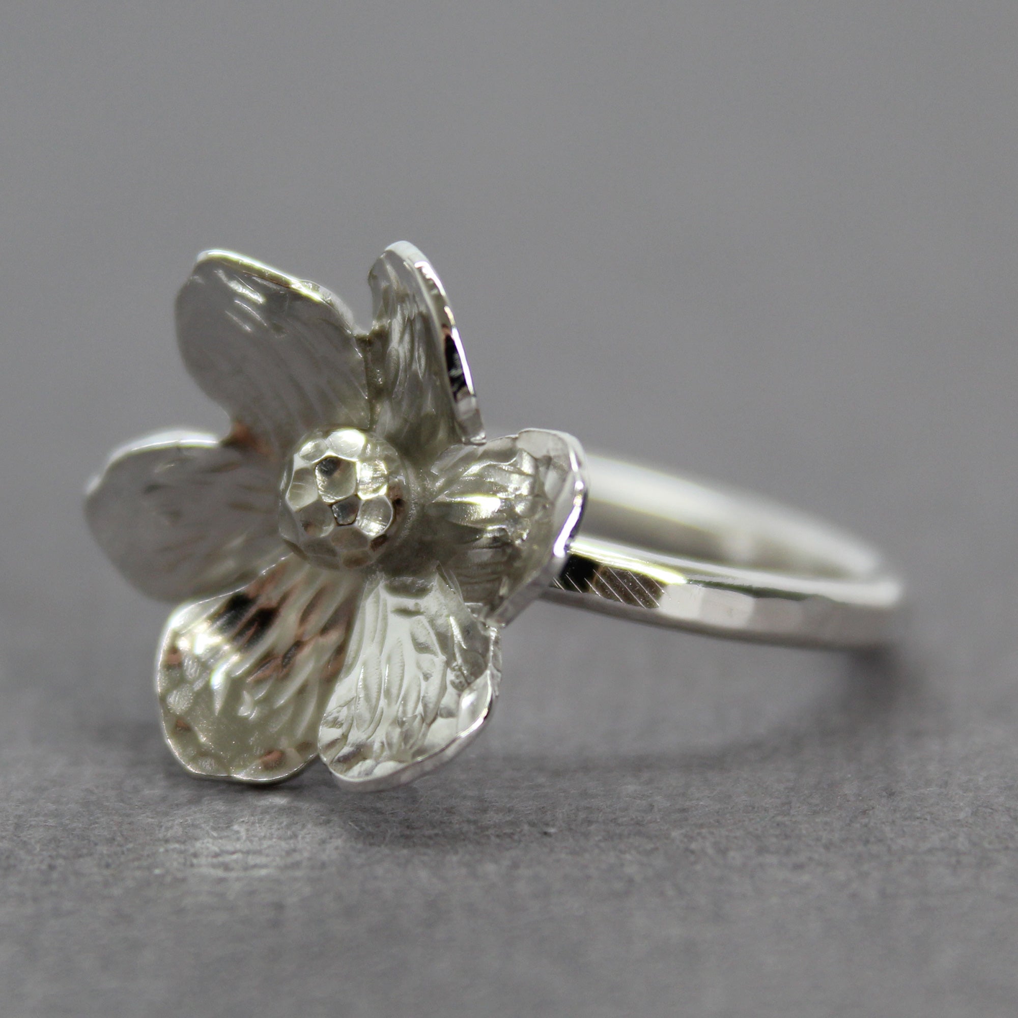 RARE Sterling Silver Floral buy Ring, Size 7